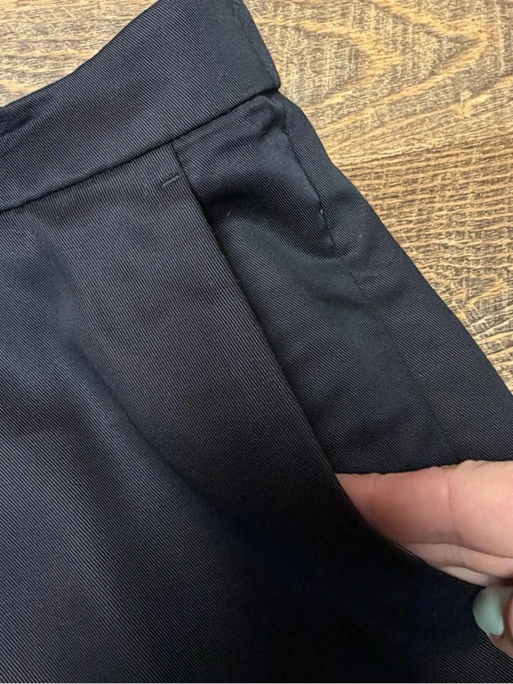 NEW Banana Republic $100 Hayden Wide-Leg High Rise Pull-On Pant Black Sz XL - Picture 10 of 15